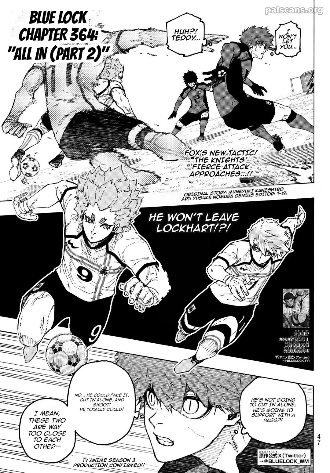 Blue Lock Chapter 364.2 page 1